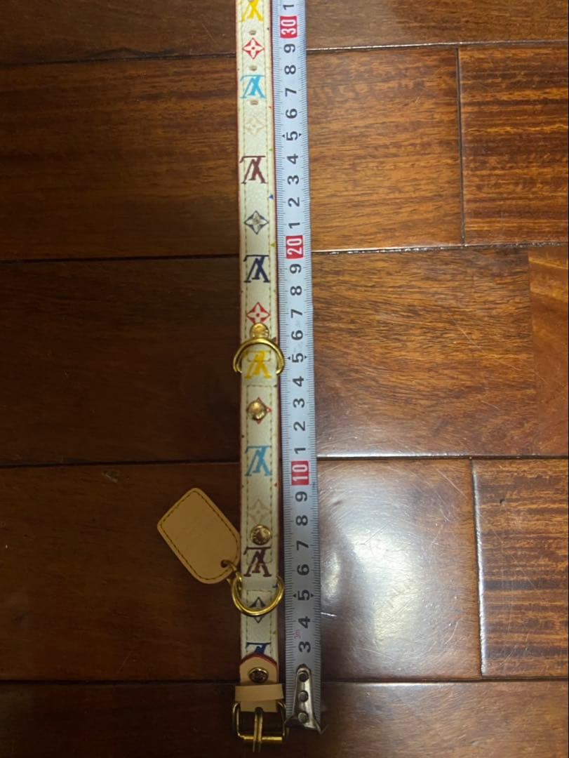 Louis Vuitton　ルイヴィトン　首輪　モノグラム　レザー　犬用品