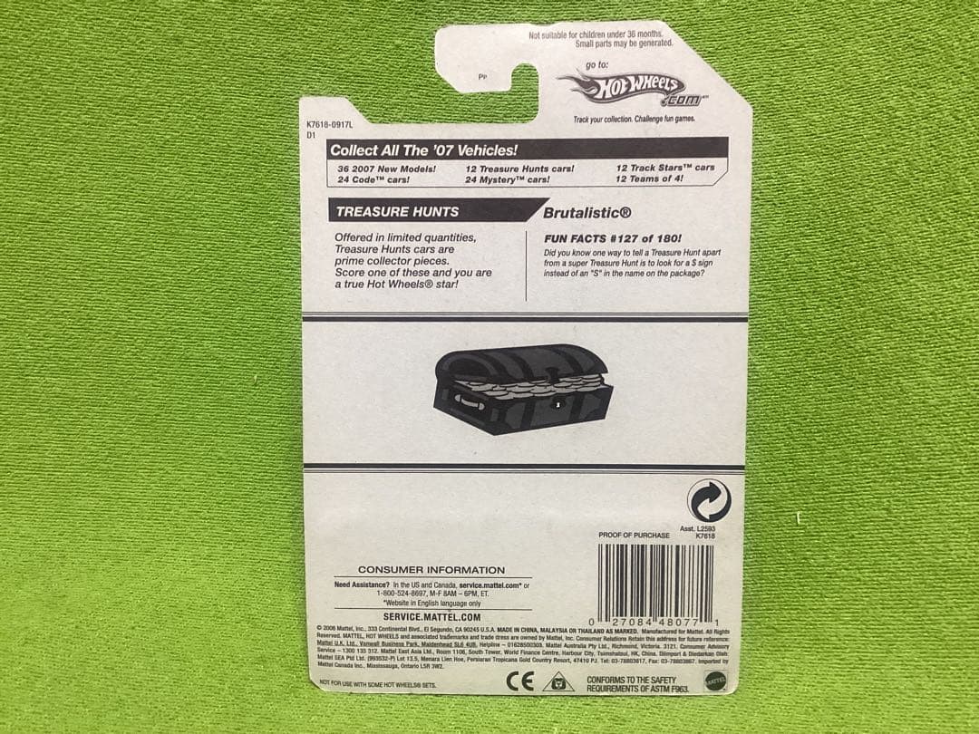 ホットウィール TREASURE HUNTS 新品 Brutalistic