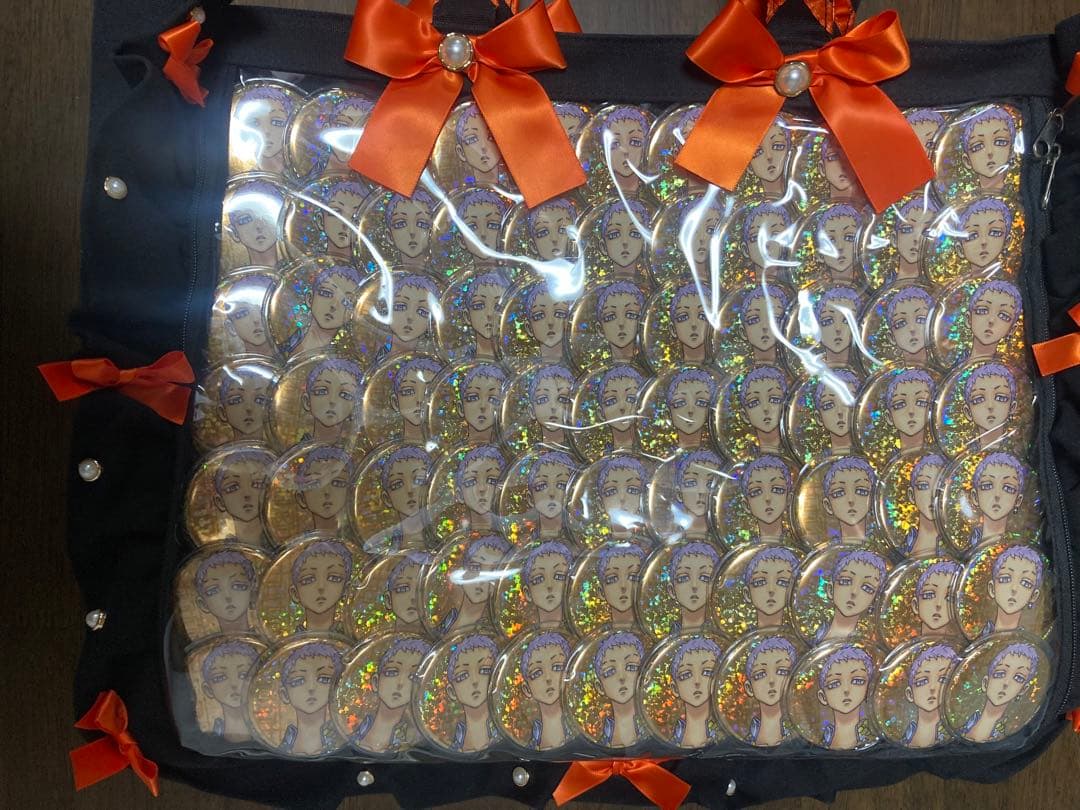 東京リベンジャーズ　新体験展　三ツ谷　缶バッジ　痛バ　痛バッグ　A3 77個