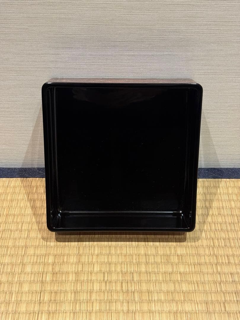 讃岐漆器 筒井隆之 造 蒟醤塗 三段重箱 伝統工芸 讃岐 香川漆器 茶懐石道具