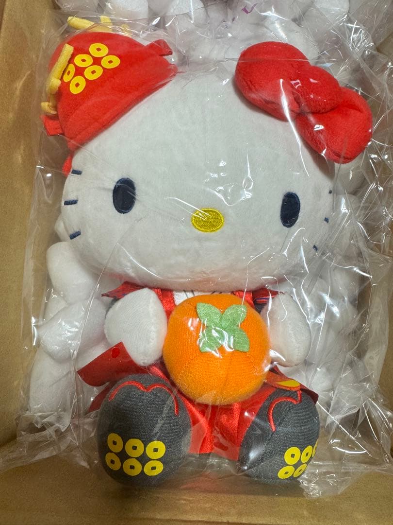 サンリオ　九度山真田赤備えデザイン　オリジナルハローキティぬいぐるみ