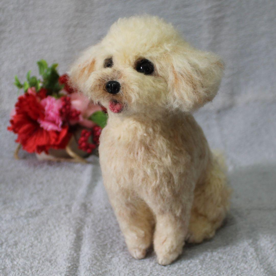 あゆみさま専用 羊毛フェルト オーダー「リアルで可愛いワンちゃん」額飾りセット