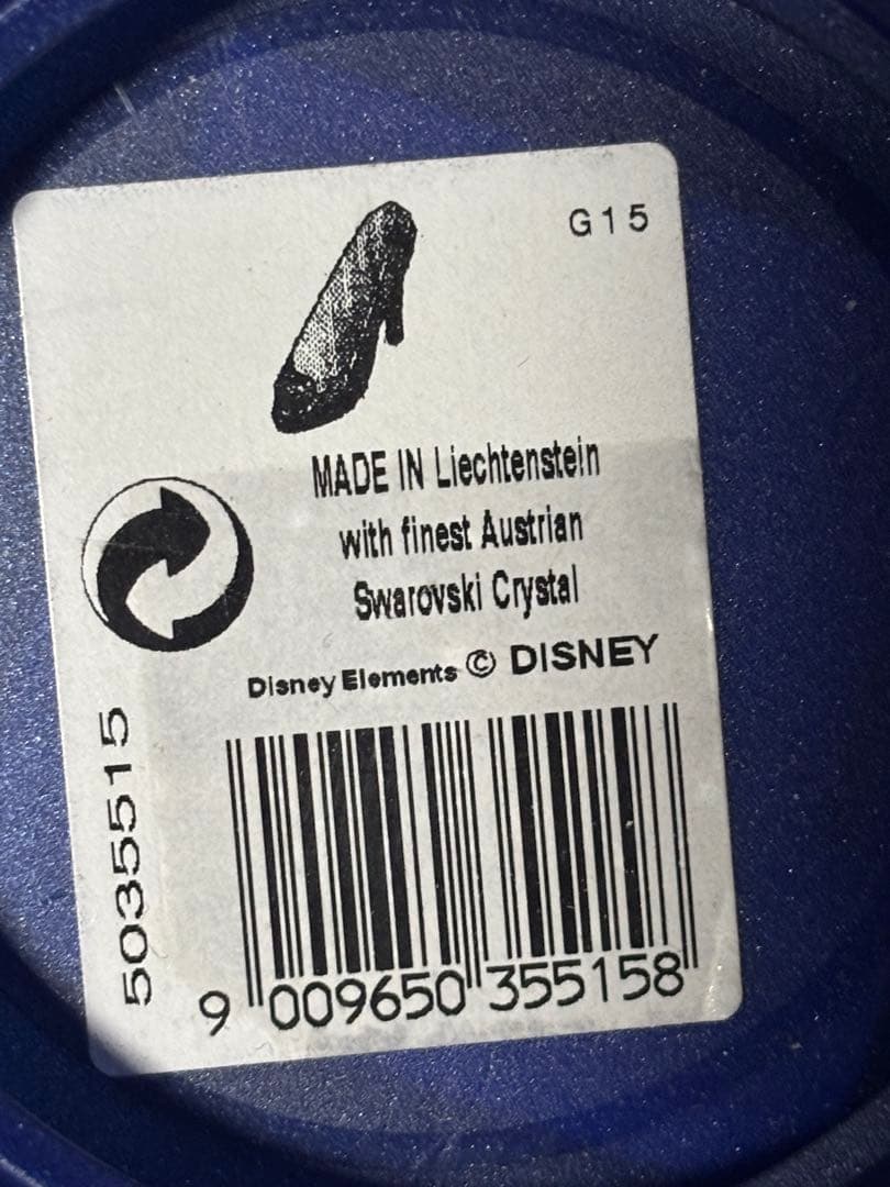 スワロフスキー ガラスの靴 シンデレラ ディズニーコラボ 限定品