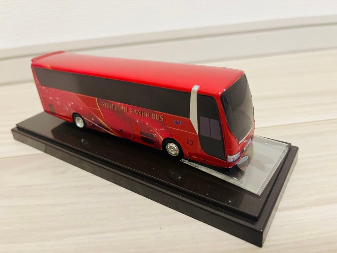 名鉄観光バス 『ゼウス』1/80スケールモデル 赤