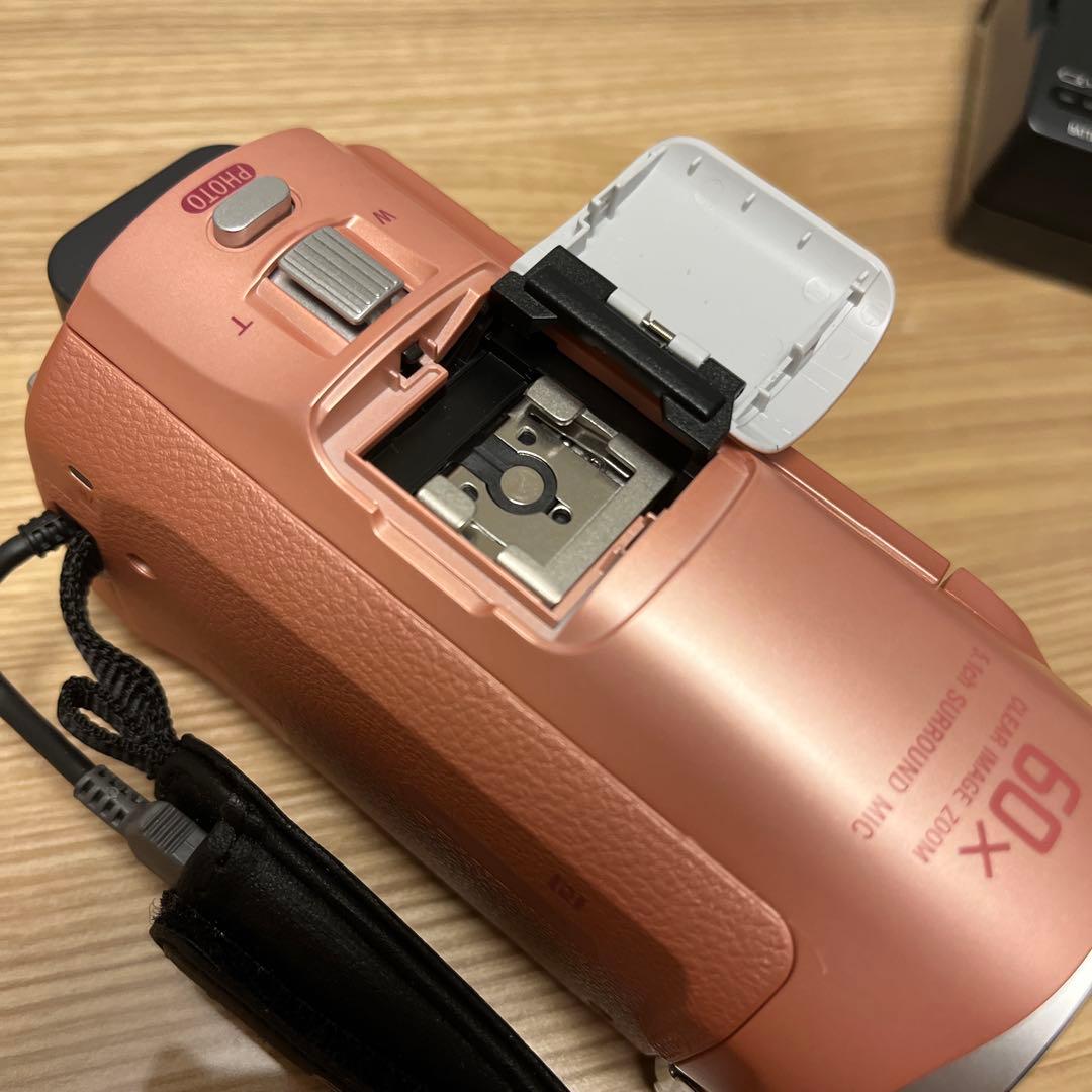 SONY HDR-CX670 ビデオカメラ 本体 ローズゴールド　充電器　ピンク