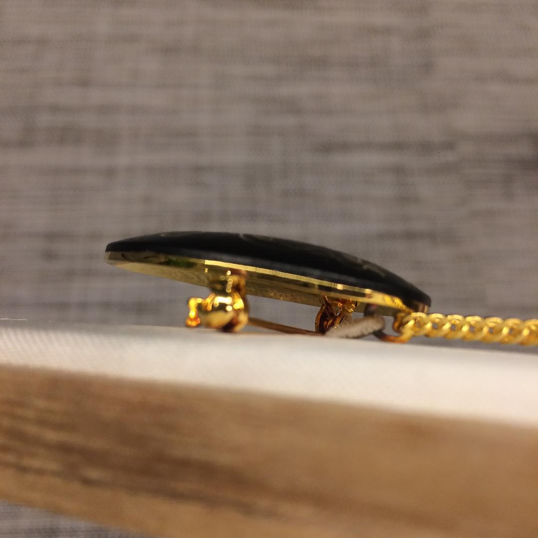 肥後象嵌光助　鳳凰ブローチペンダント