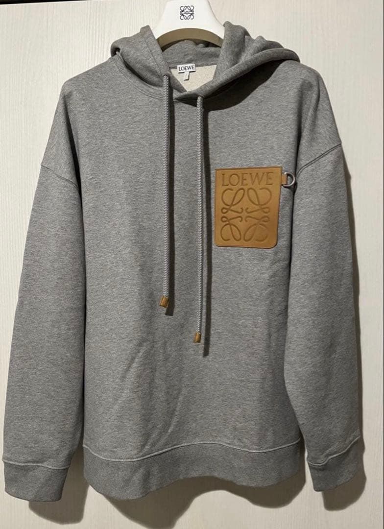 ゆ*う様 LOEWE グレー パーカー Sサイズ　22SS