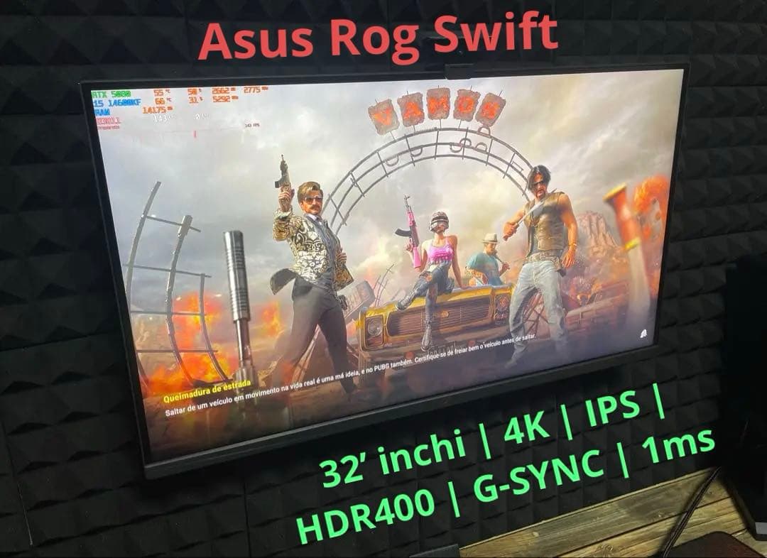 ASUS 4K ゲーミングモニター ROG Swift XG32UQ 32インチ