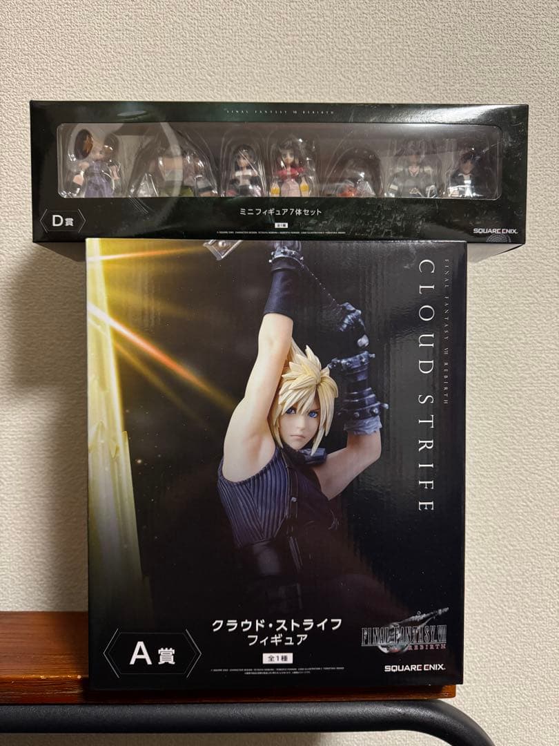 一番くじ　FINAL FANTASY Ⅶ　 A賞　クラウド　+ D賞　フィギュア