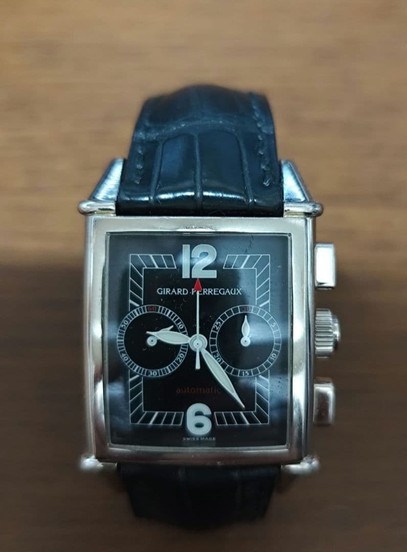 時計 Girard Perregaux vintage white gold