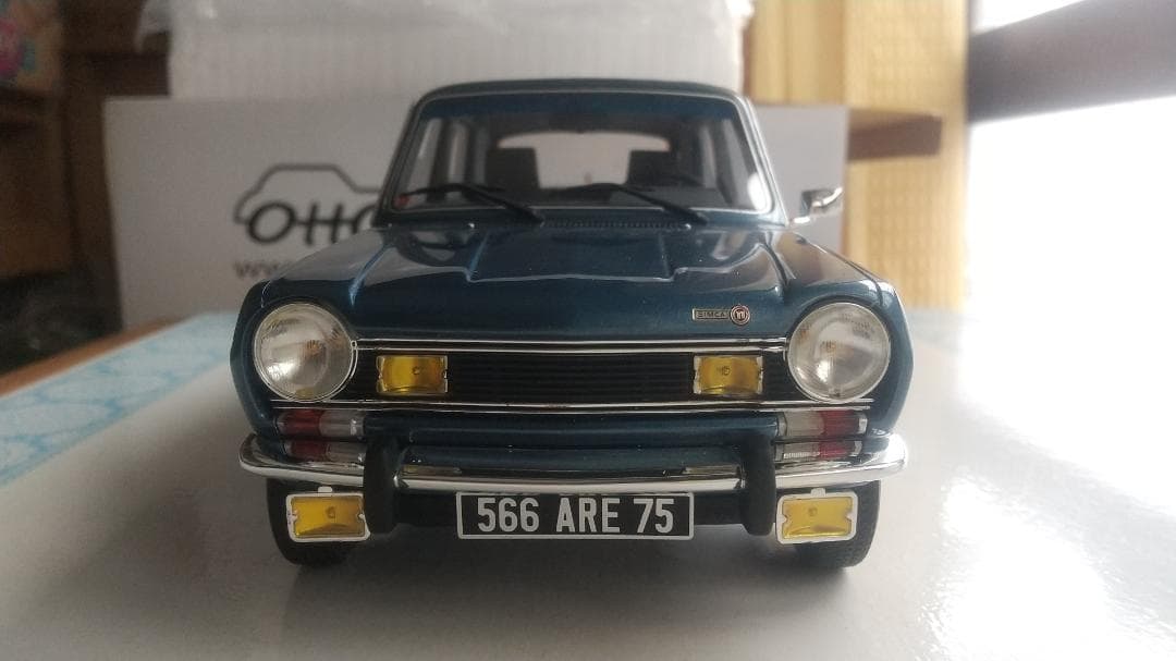 OTTO mobile SIMCA 1100 Ti Bleu ミニカー 1/18