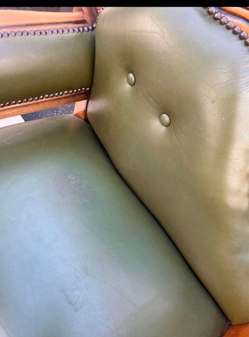 イタリア　ロココ様式　テレフォンベンチ　猫脚