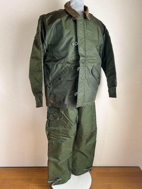 米軍 実物 ナイロンデッキジャケット+パンツ