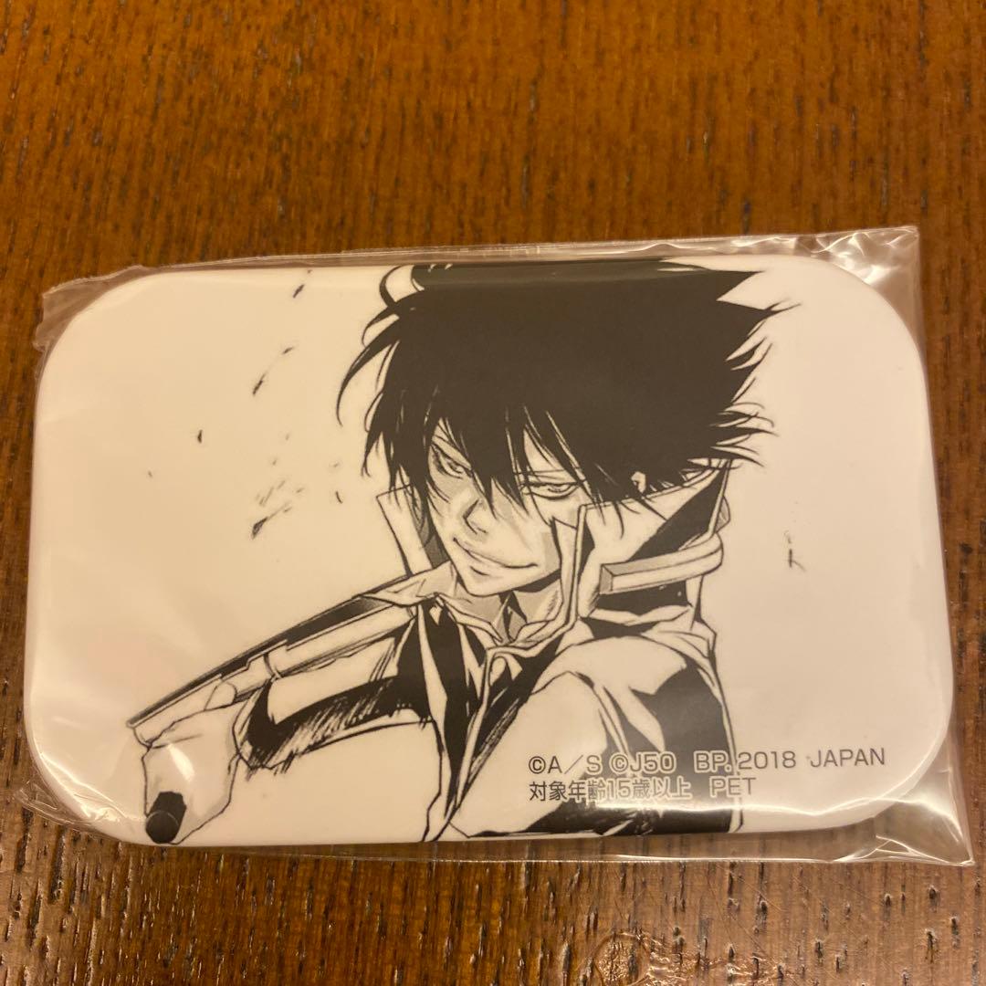 ジャンプ　50周年記念 プライズ　スクエア缶バッジ REBORN 雲雀恭弥