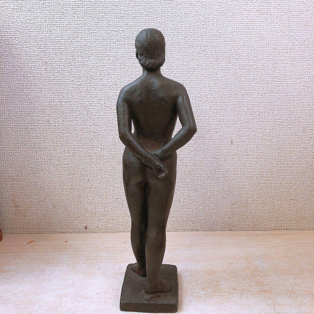竹*政様 ブロンズ像 2体まとめ 斉藤吉郎 裸婦像 銅像 彫刻 アート作品 木箱