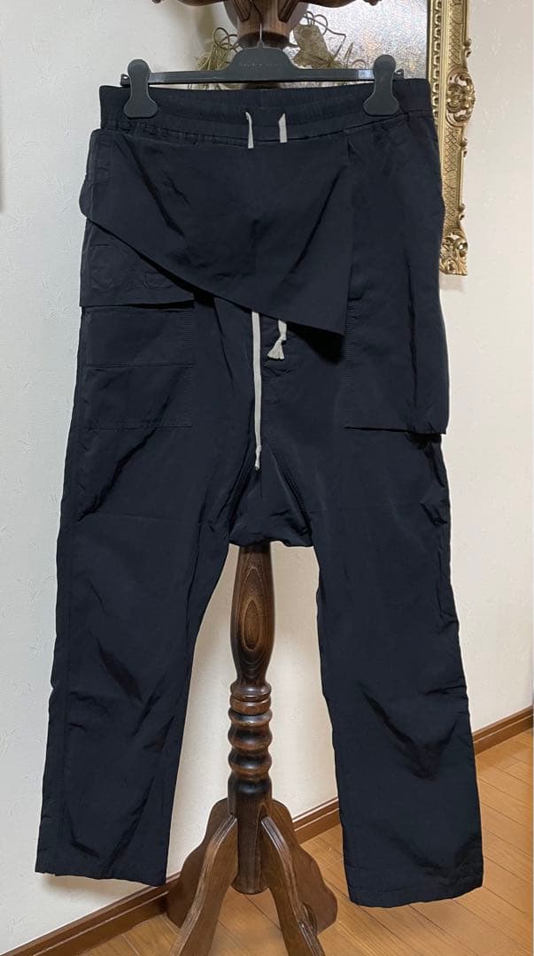 リックオウエンス DRKSHDW メンフィス ナイロン サルエルパンツ カーゴ