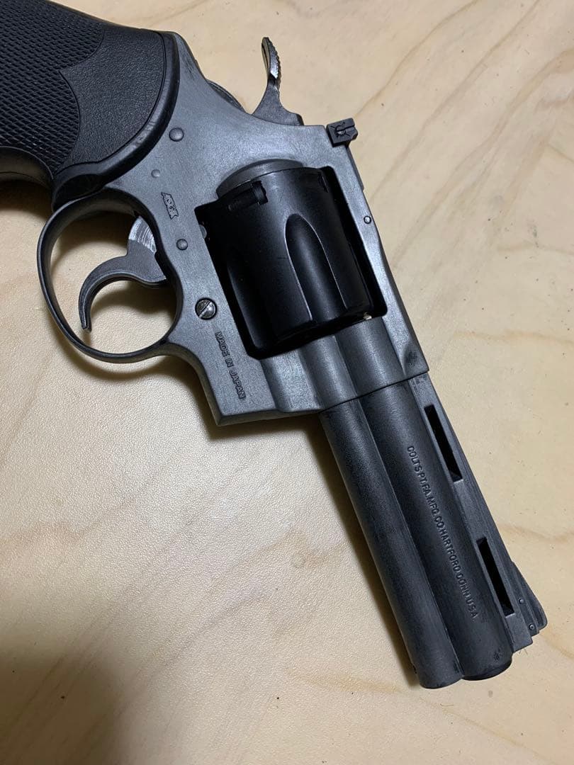 東京マルイパイソン4インチガスリボルバー 24連射　前期HW製