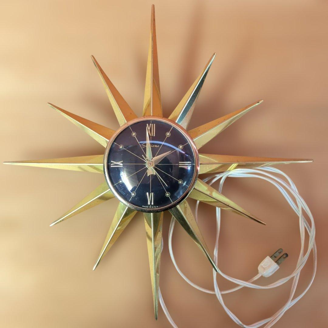 サンバースト時計