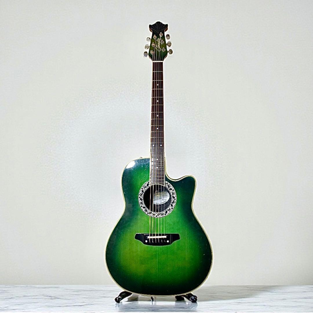 Morris Tornado Z-2SE グリーン 低弦高で弾きやすい エレアコ