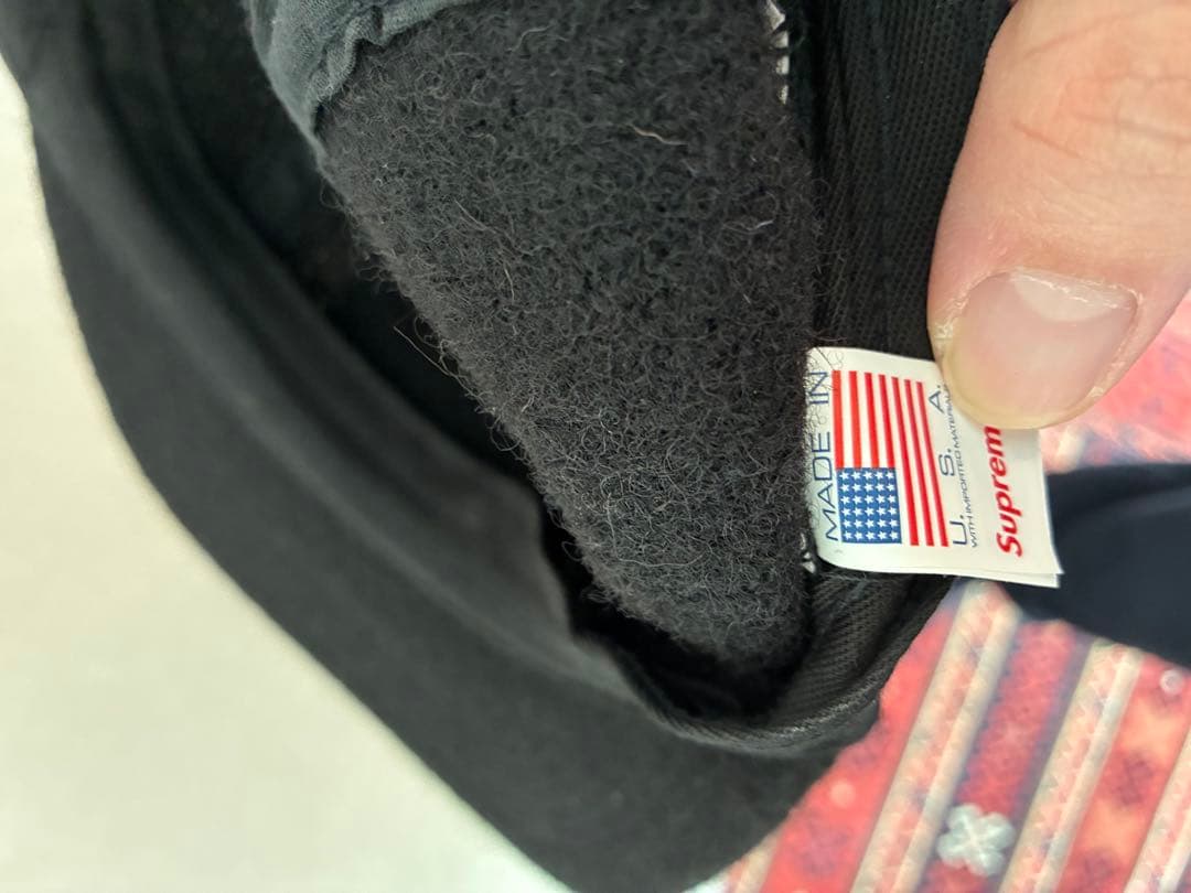 Supreme Harris Tweed® Camp Cap ブラック