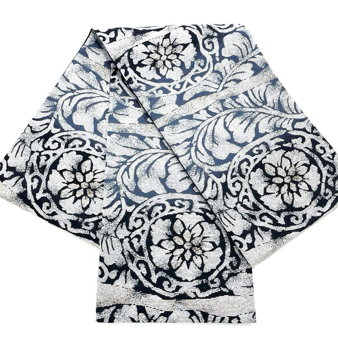 専用帯5041 ●高級 正絹 片面全通 リバーシブル 袋帯