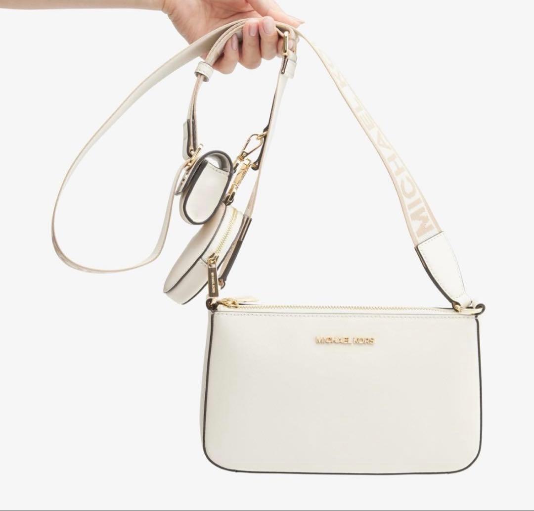 MICHAEL KORS ホワイト ショルダーバッグ