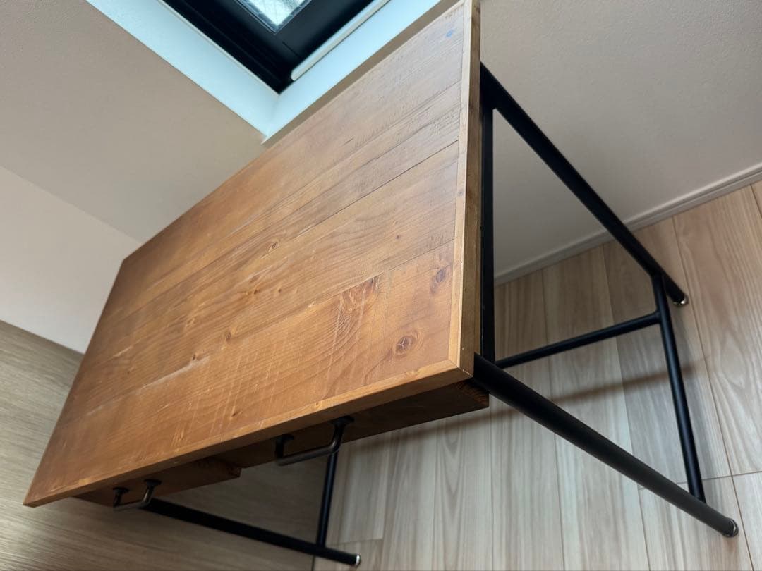 ラン デスク パイン古材仕様 90cm