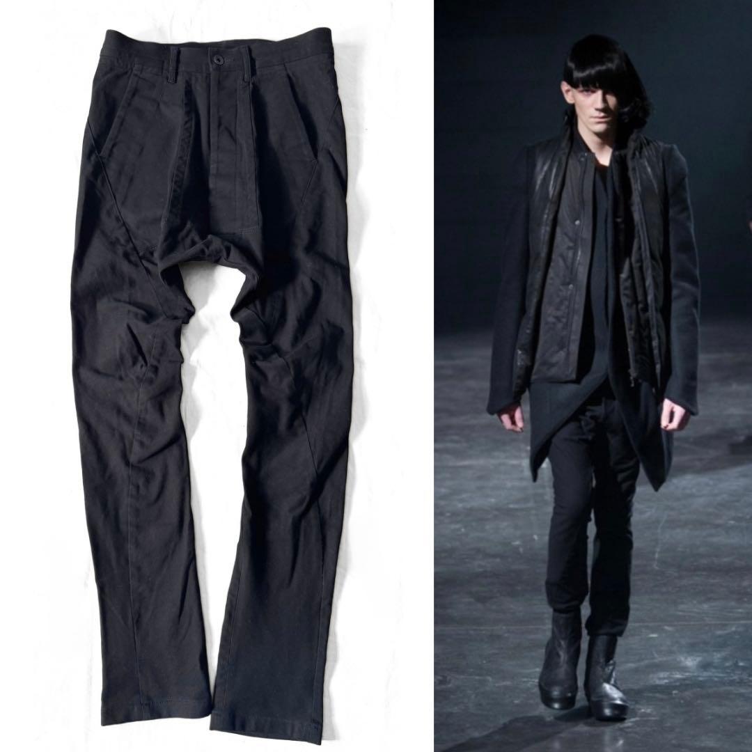 JULIUS ニットデニム アーカイブ サルエル スキニー パンツ デニム