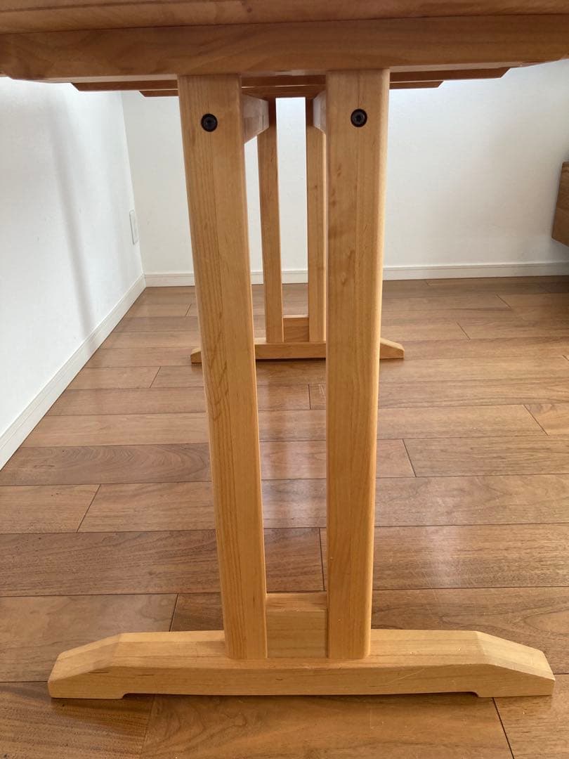 【MOMO NATURALダイニングテーブル】◆幅140センチ◆奥行き83センチ