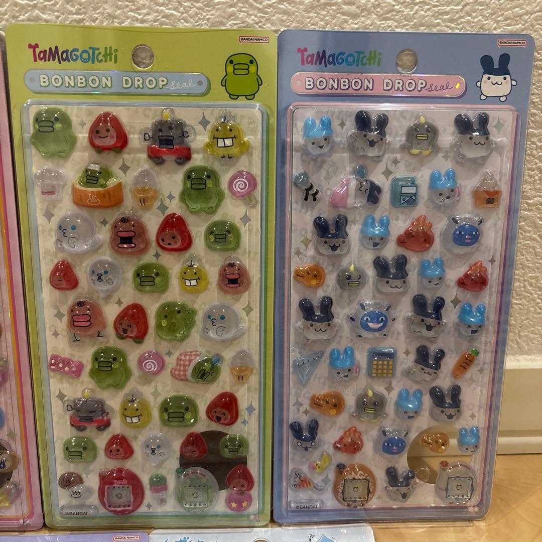 正規品 ボンボンドロップシール たまごっち しずく ポムポムプリン はぴだんぶい