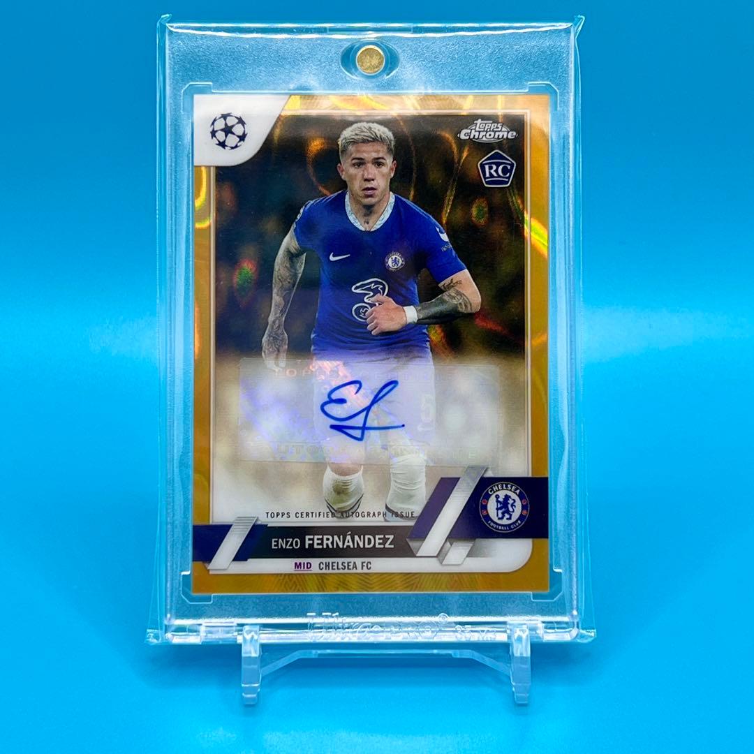 22-23 Topps Chrome ENZO GOLD LAVA 直筆サイン