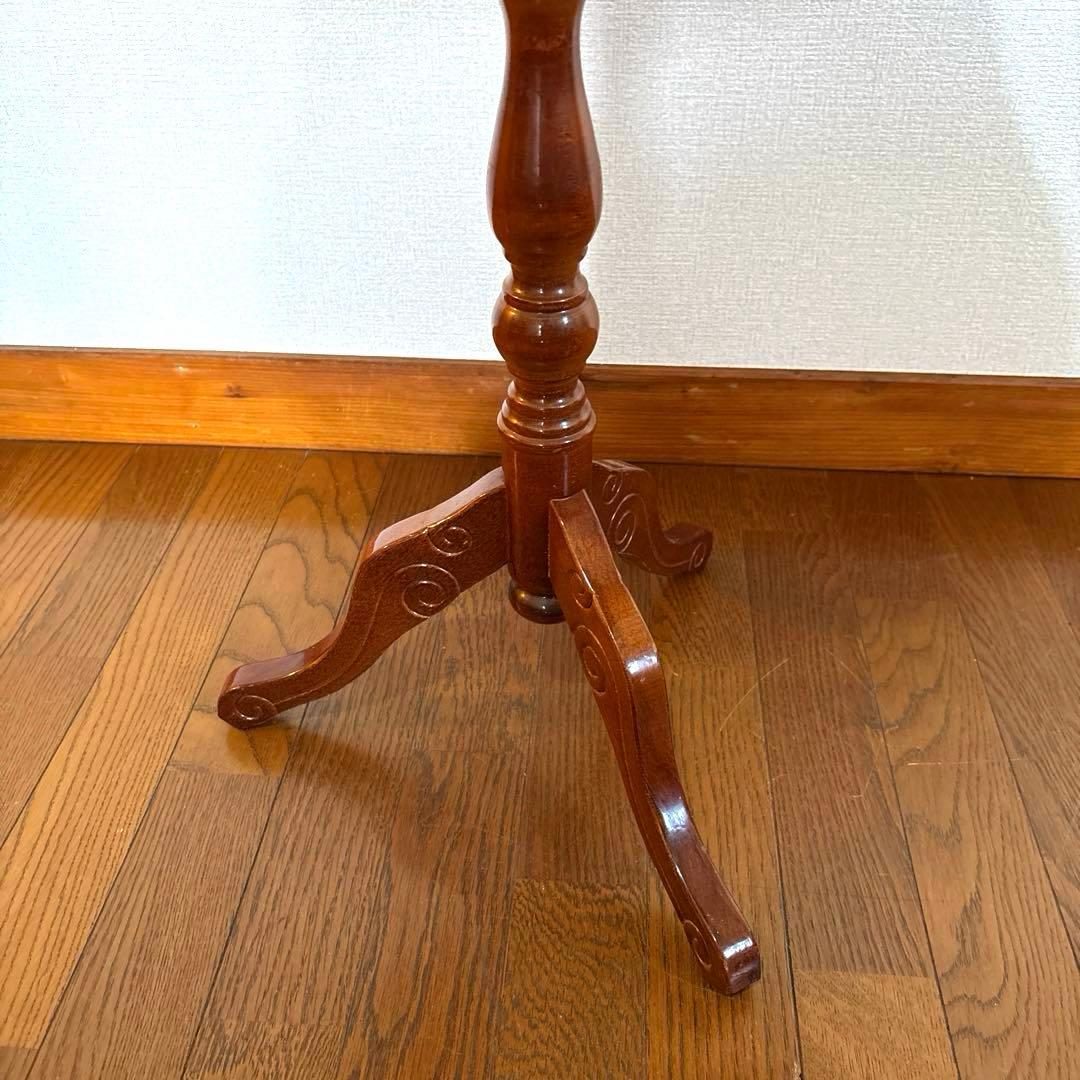 【美品】イタリア製 サイドテーブル 象嵌細工