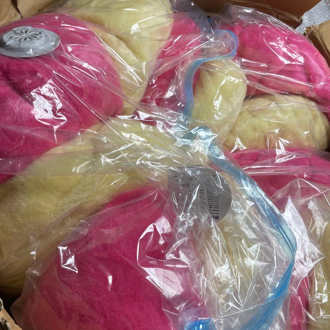 村上隆 お花クッション 2m ピンクアイボリー ブラウン