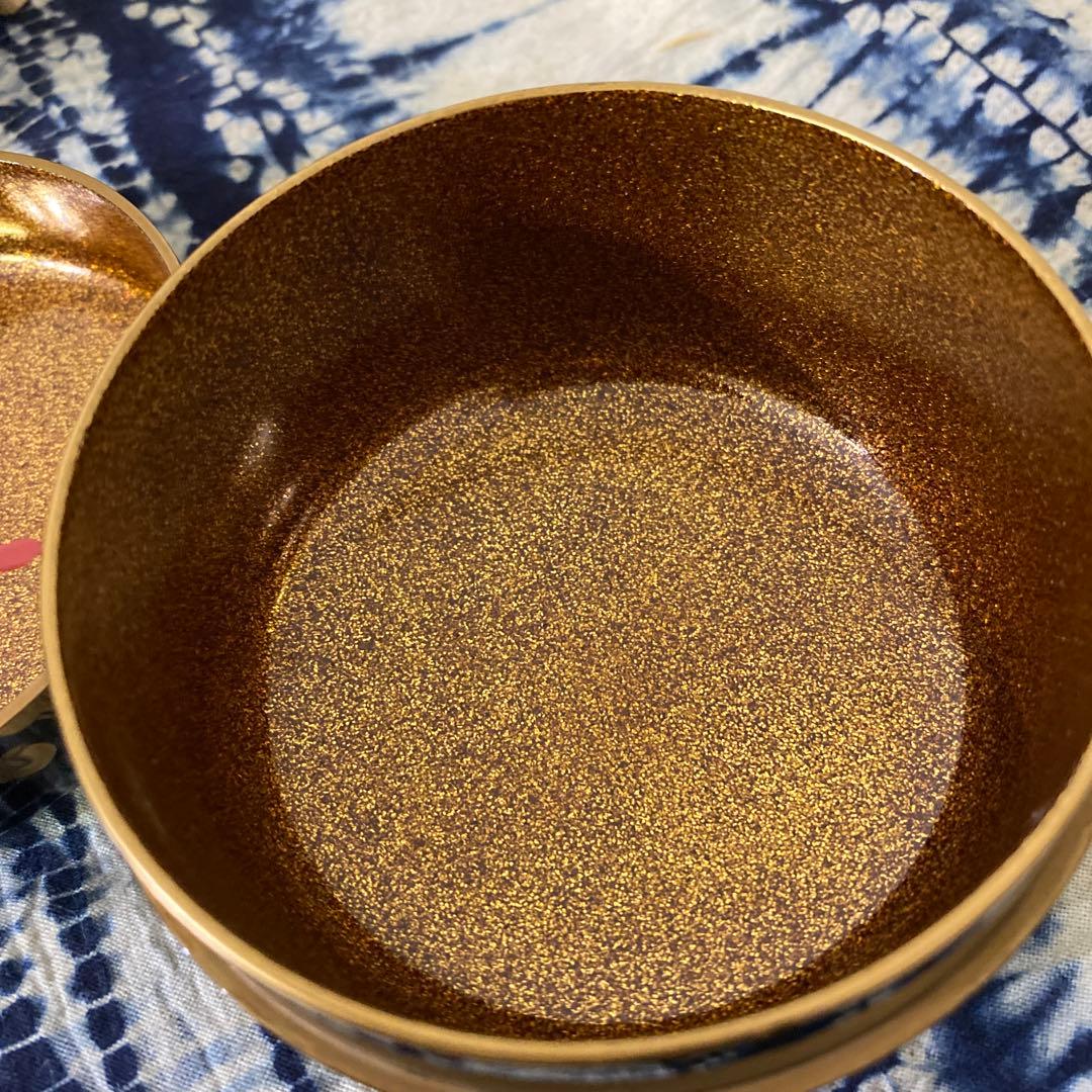 飯田光秋　梅蒔絵平棗　茶道具