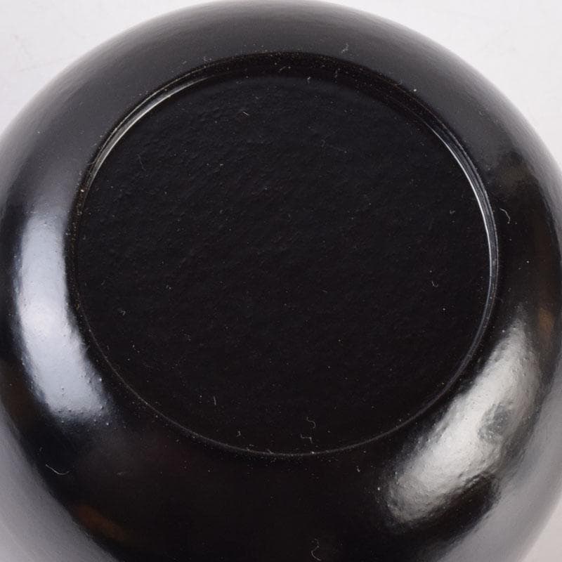 茶道具　黒塗　朱亀蒔絵　不白好　棗　時代箱　V　8509