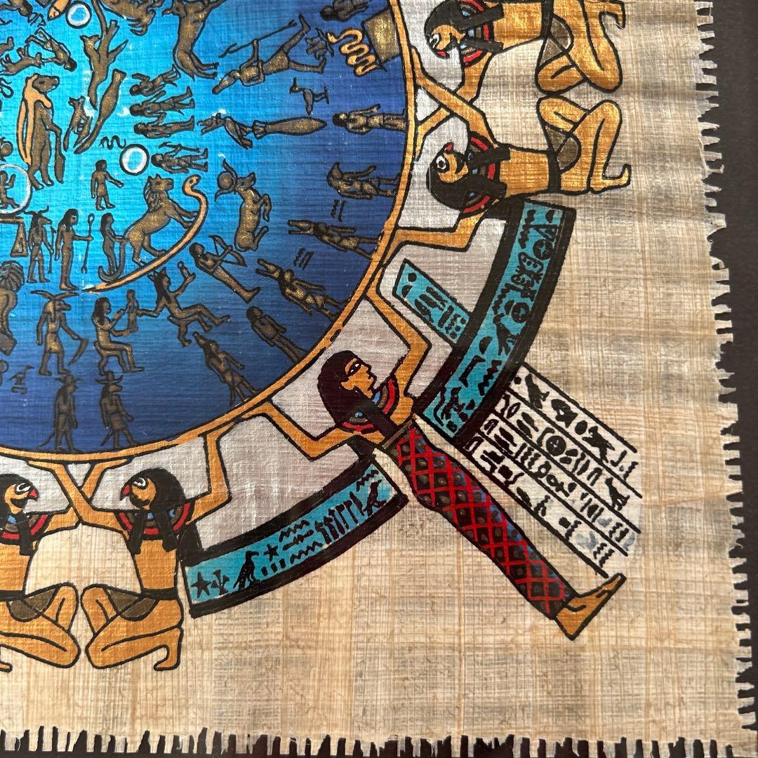 エジプト パピルス画 デンデラの黄道図