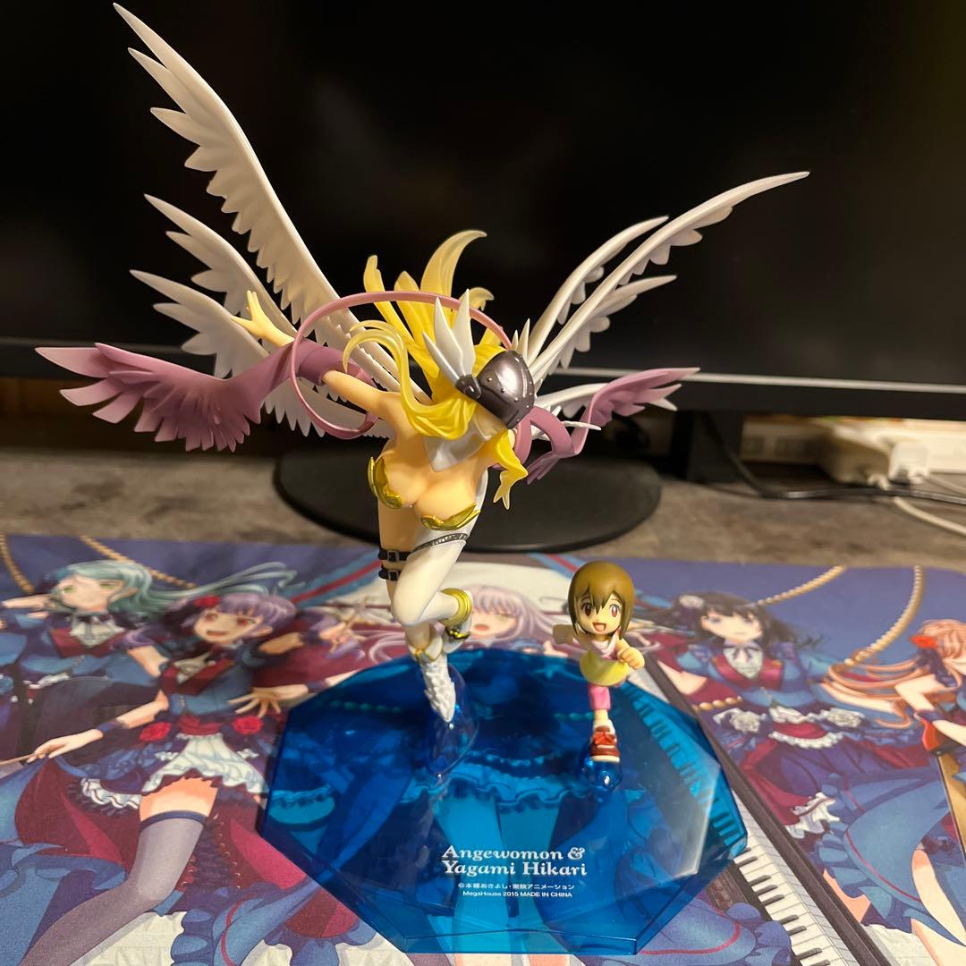 デジモンアドベンチャー エンジェウーモン＆八神ヒカリ フィギュア GEM