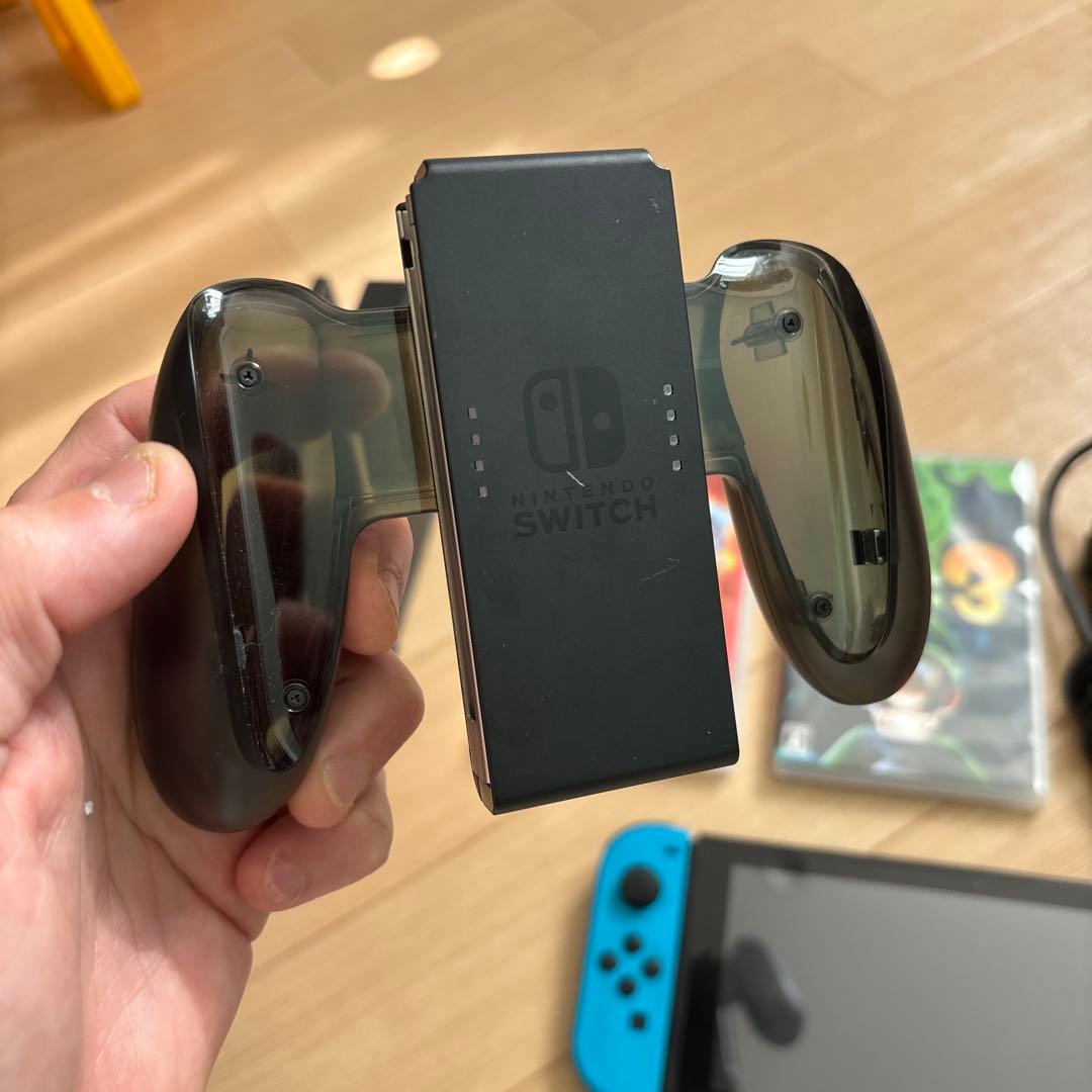 Nintendo Switch 本体 + ゲームソフト2点セット+箱あり