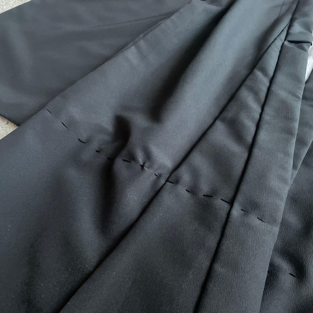 七五三　袴　男の子　5歳　フルセット　黒地に金色模様