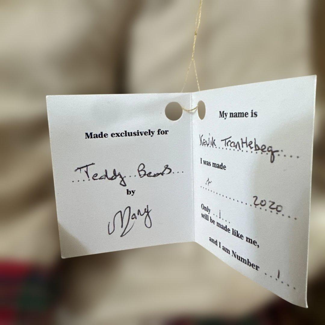 フォーゲットミーノットベア　制作Mary