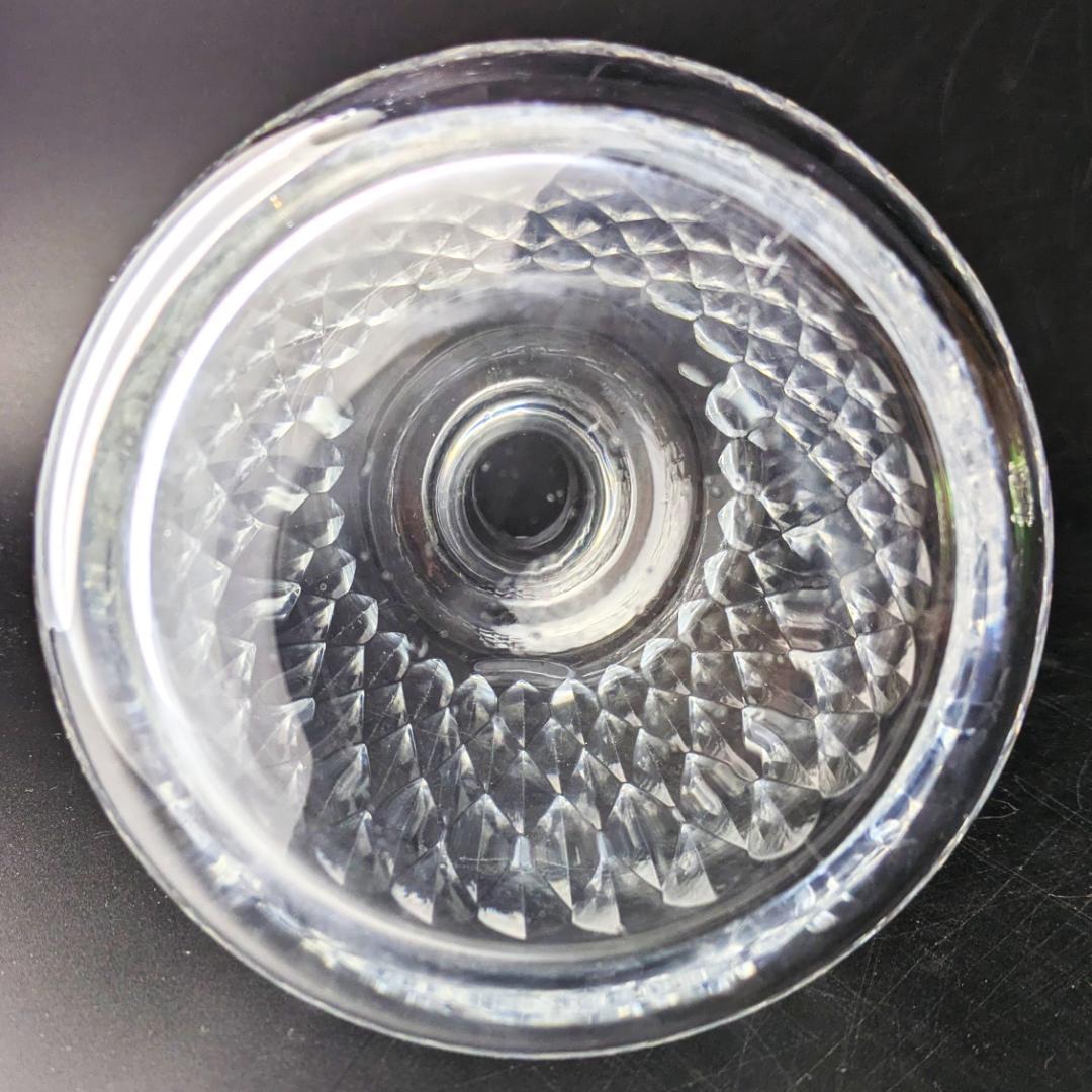 バカラ アルマニャック ダイヤカット デキャンタ 仏ヴィンテージ 刻印 上質美品