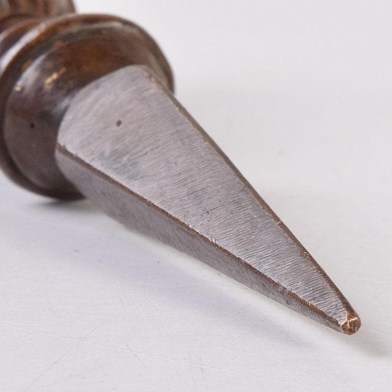 チベット密教法具　古銅　ブルパ　独鈷杵　金剛杵　V　R9088