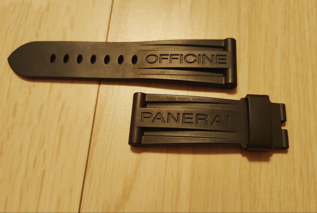 PANERAI 純正ラバーベルト 47mm用 ブラウン　26mm幅