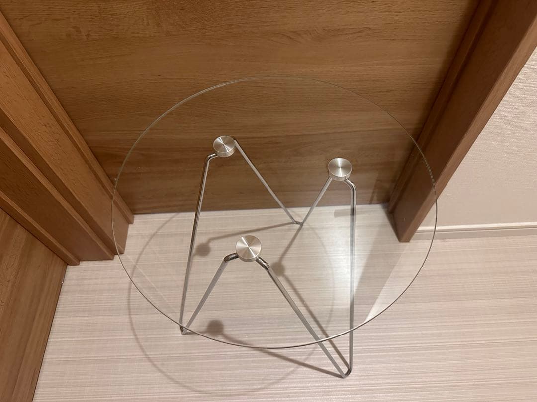 ガラステーブル デザイナー モダン 北欧 ミッドセンチュリー