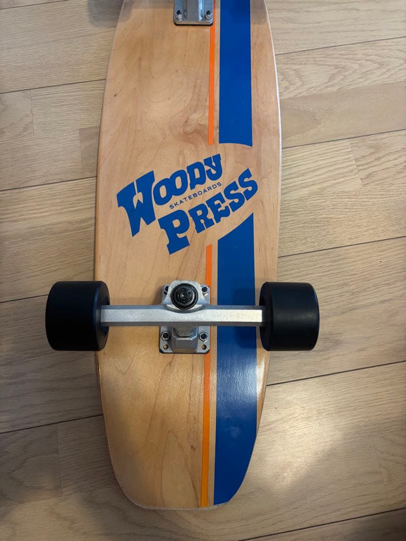 【良品】ウッディプレスWOODYPRESSスケートボード｜サーフスケート