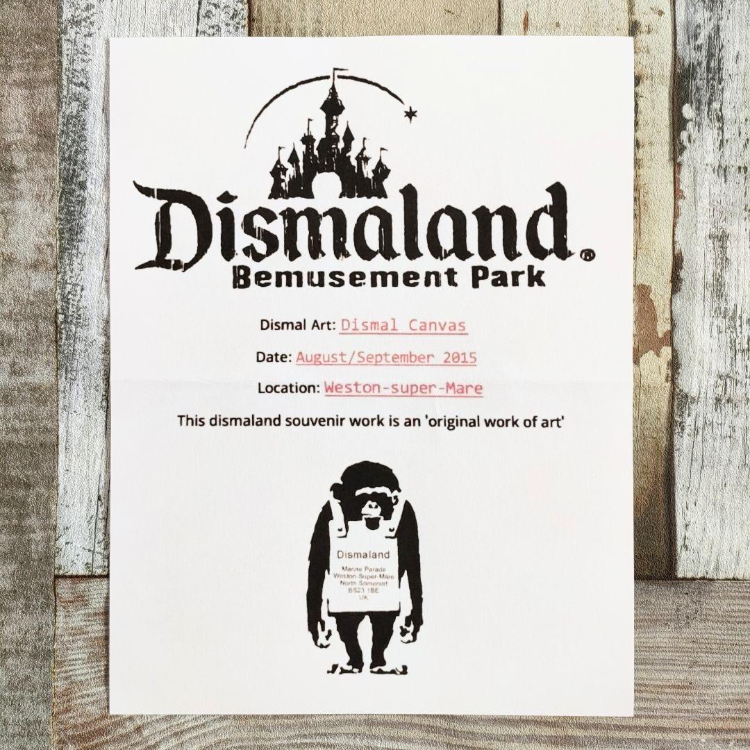 額装済み！希少です！バンクシー ディズマランド banksy ステンシル ラット