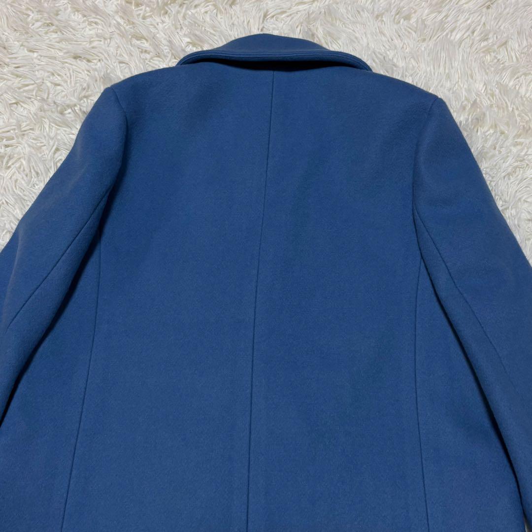 ✨タグ付未使用✨ UNITED TOKYO チェスターコート ブルー カシミヤ混