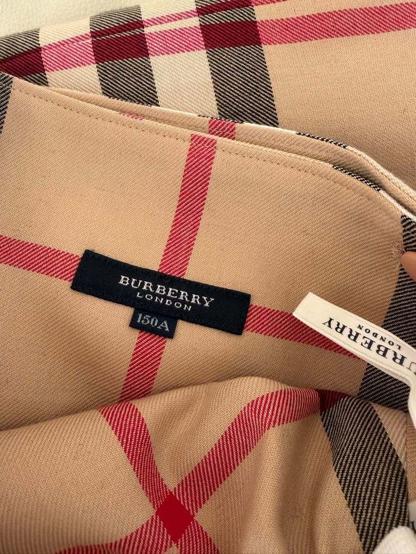 Burberry チェック柄スカート 150cm