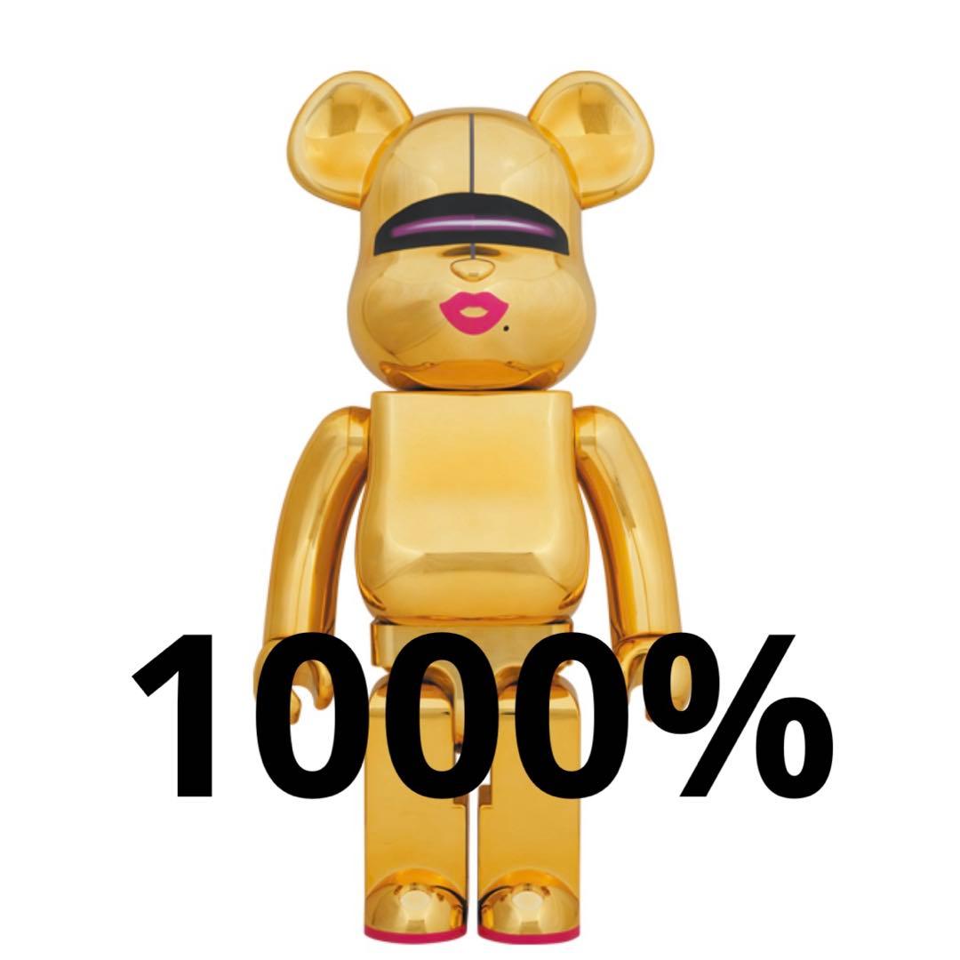 未開封 BE@RBRICK SORAYAMA 2G GOLD Ver 1000％