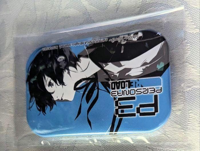 新品 ペルソナ3 リロード ステラワース 購入特典 缶バッジ 主人公 1